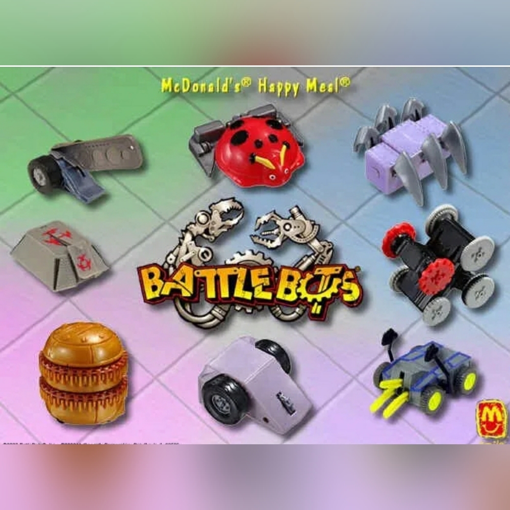 2/$20 BattleBots Pullback Action Toy McDonald's Toy #2. 2002 - Picture 2 of 6